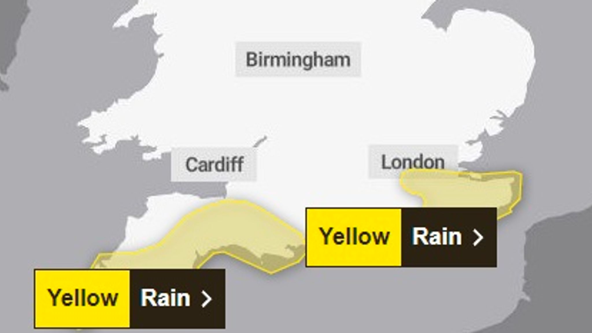 UK Weather Travel Disruption Fears As Yellow Warning For Rain Issued uk-weather-travel-disruption-fears-as-yellow-warning-for-rain-issued
