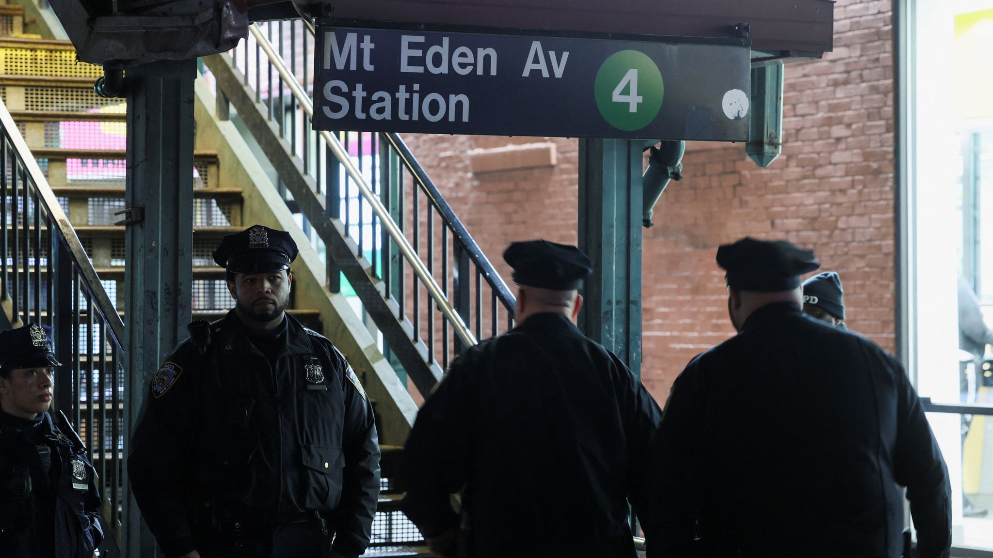 One killed and five injured in New York subway shooting | US News | Sky ...