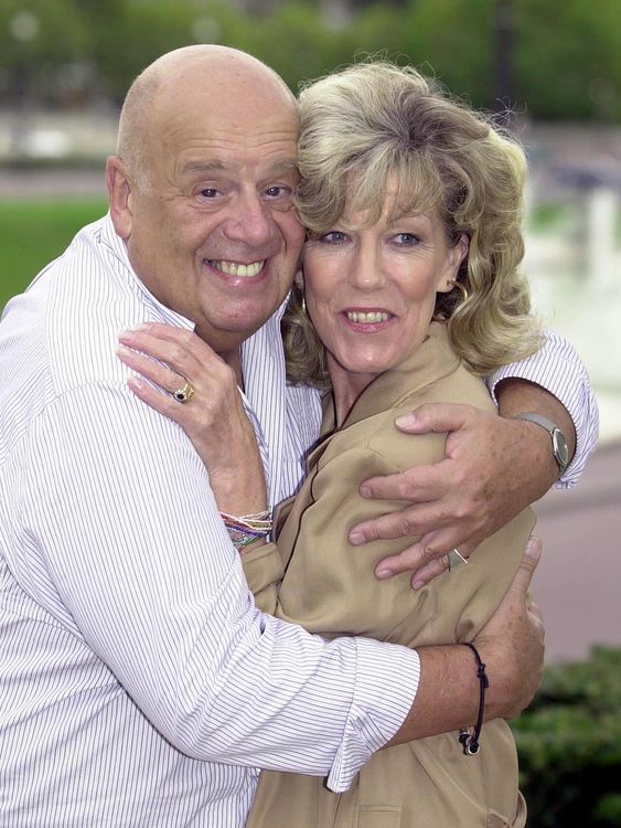 Coronation Street stars Fred, played by John Savident and Sue Nicholls  who played Audrey.
Pic:PA