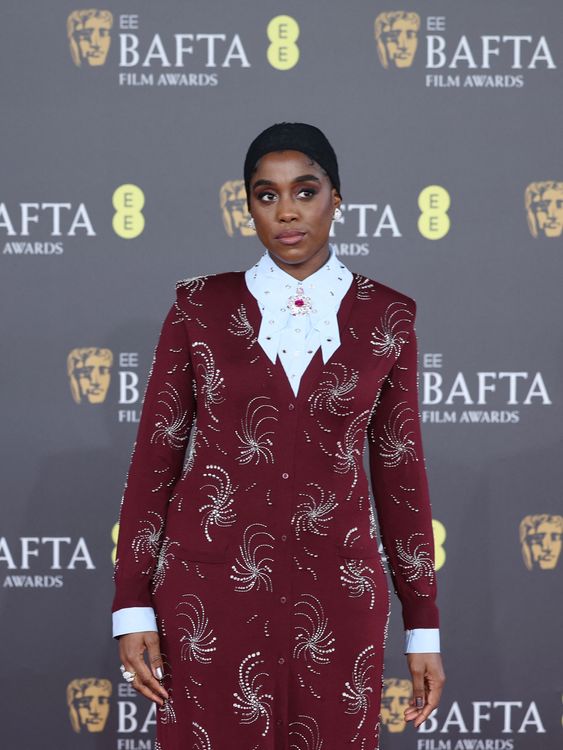 Lashana Lynch arrives at the 2024 British Academy of Film and Television Awards (BAFTA) at the Royal Festival Hall in the Southbank Centre, London, Britain, February 18, 2024. REUTERS/Isabel Infantes
