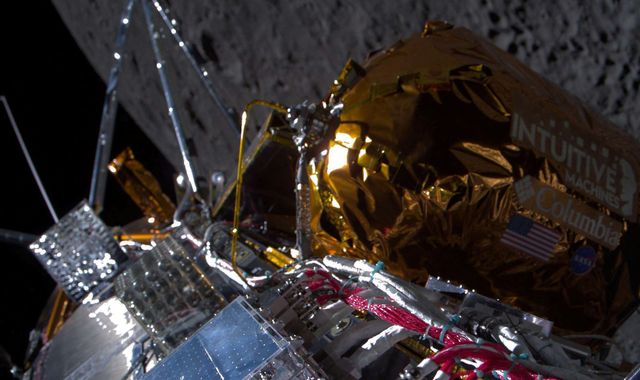 Moon landing: US lander successfully touches down in 'giant leap forward for all of humanity' - Vimarsana News