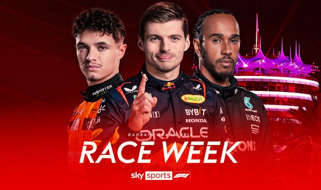 Bahrain GP Sky Sports F1 live schedule for F1 2024 season opener