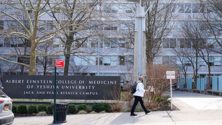 The campus of the Albert Einstein College of Medicine. Pic: AP