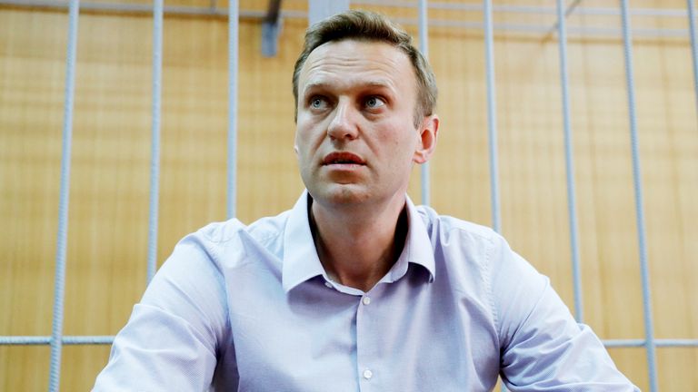 Alexei Navalny in 2018.
Pic: Reuters