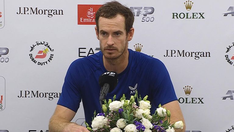 Murray drops retirement hint after Dubai defeat