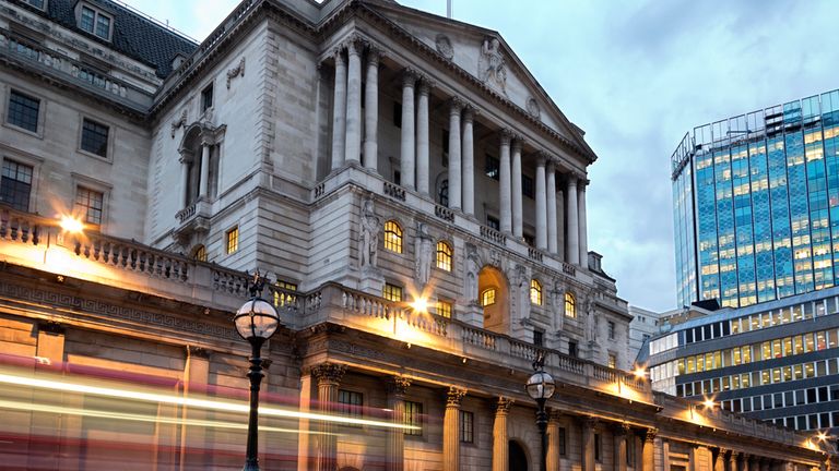 A view of the Bank of England. Pic: iStock