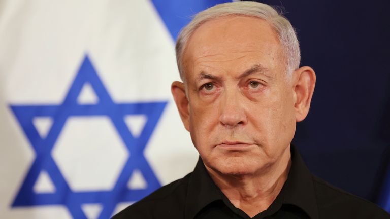 Benjamin Netanyahu. Pic: AP