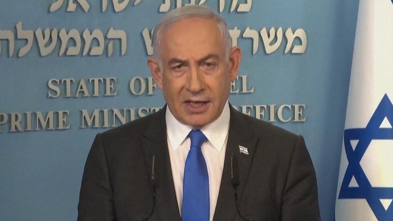 Israel-Hamas war: Benjamin Netanyahu is defiant over confronting Hamas