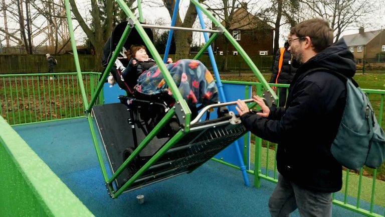   The Fair Play playground in Barnet