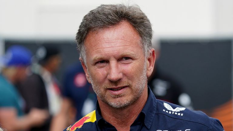 Christian Horner. Pic: PA