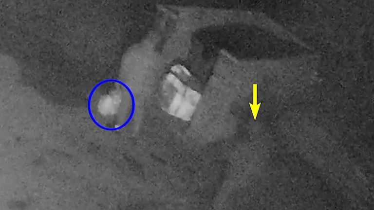 Marten and Gordon: New CCTV footage reportedly shows the bag baby was later found in