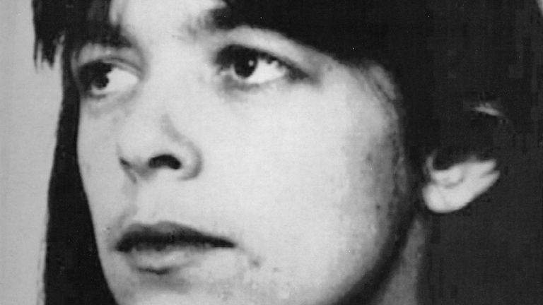 FILE - 1988 portrait of RAF (Red Army Faction) member Daniela Klette, handed out by German police in 1993. A former member of the disbanded left-wing militant Red Army Faction group has been arrested after more than 30 years on the run, German authorities said Tuesday, Feb. 27. 2024. (AP Photo, File)


