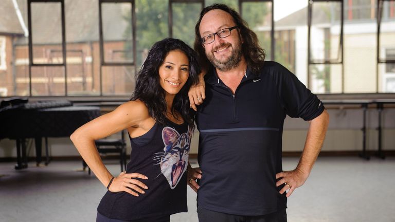 Pic: Dominic Lipinski/PA
PICS EMBARGOED .Strictly Come Dancing contestant Dave Myers and dance partner Karen Hauer during rehearsals at the Royal Academy of Dance, in Battersea, south London. PRESS ASSOCIATION Photo. Picture date: Wednesday September 25, 2013. Photo credit should read: Dominic Lipinski/PA Wire