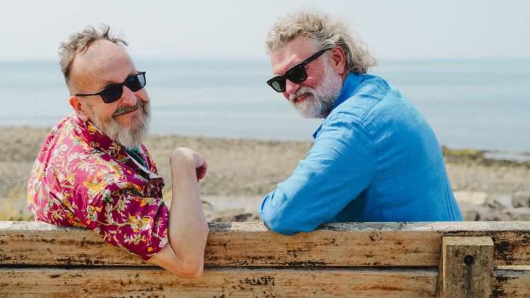 For use in UK, Ireland or Benelux countries only Undated BBC handout photo of Si King and Dave Myers in their BBC cooking programme, The Hairy Bikers Go West. TV chef Dave Myers, best known as one half of the Hairy Bikers, has died at the age of 66, according to a statement from his co-star Si King on social media. Issue date: Thursday February 29, 2024.