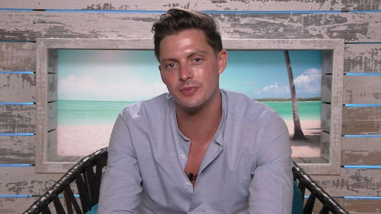 Alex George rose to fame on Love Island in 2018. Pic: ITV/Shutterstock
