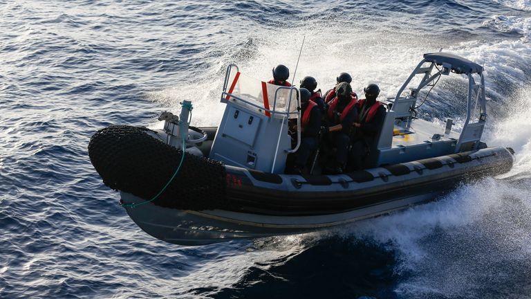Ecuador's navy and coastguard seek out drug traffickers
