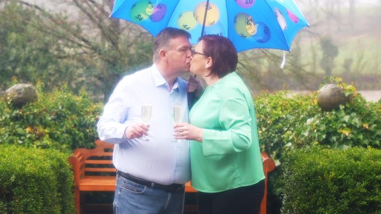 The UK winners of a £61m EuroMillions jackpot have been revealed as Richard and Debbie Nuttall