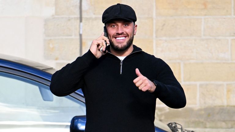 Charles Drury smiled outside court after he was cleared. Pic: James Veysey/Shutterstock