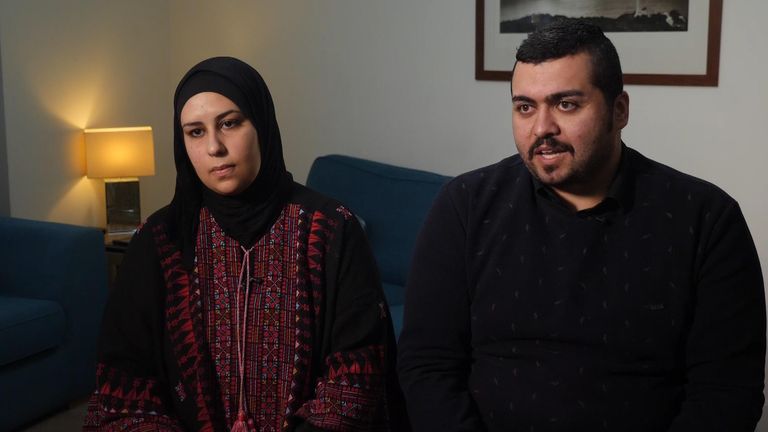 Hend and Ahmed are trying to raise £48,163 to get Ahmed&#39;s family out of Gaza