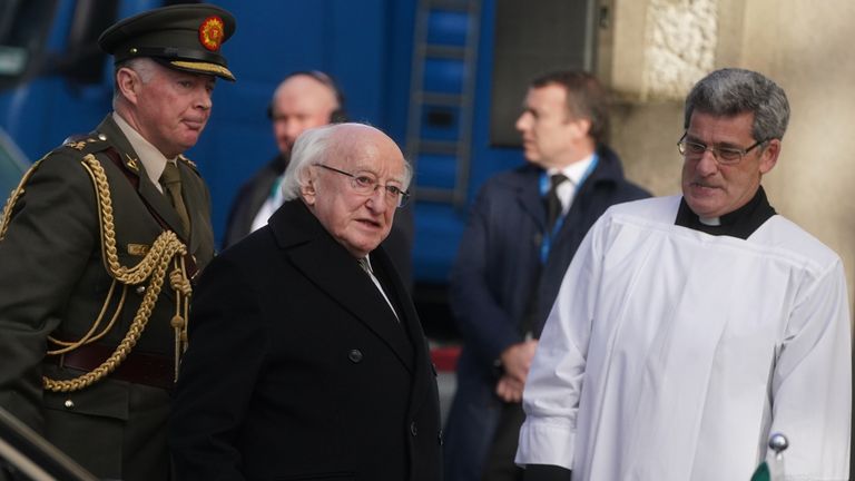 Irish President Michael D. Higgins. Pic: Brian Lawless/PA Wire 