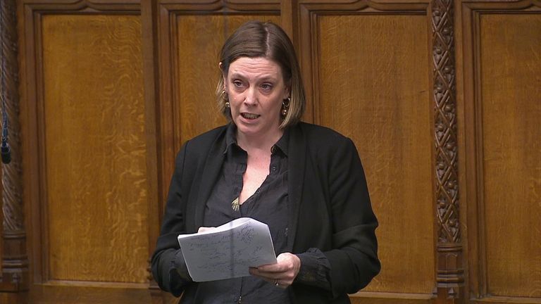 Labour MP reads list of women killed in the past year and calls on government 