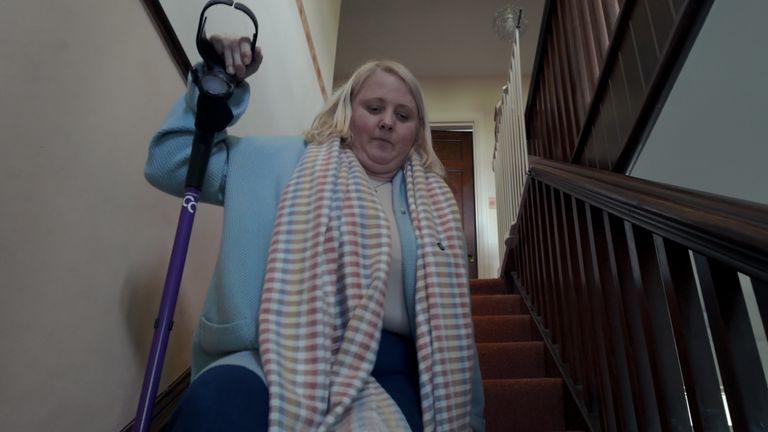 Natasha Brown. Still from report by Jason Farrell, Home editor. The government is being urged to set up a financial package to help patients damaged by Valproate and Mesh.
