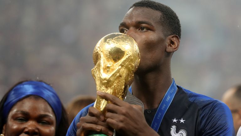 Paul Pogba was a star performer for France in the 2018 World Cup. Pic: Reuters
