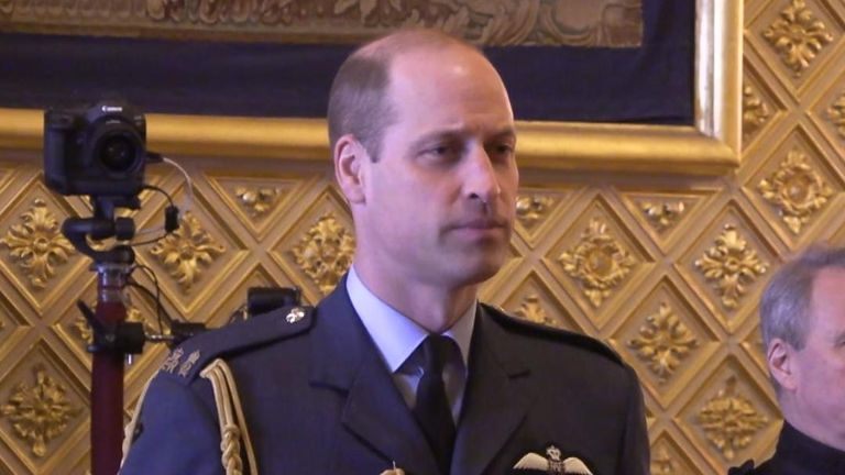 Prince William appears before cameras for the first time since the King&#39;s cancer diagnosis was announced