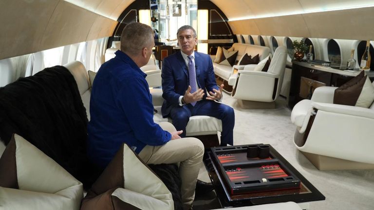Private jet conference