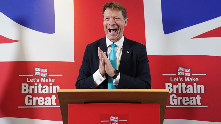 The Reform Party&#39;s Richard Tice. Pic: PA