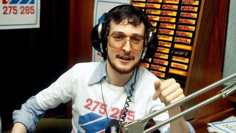 Steve Wright at Radio 1 in 1980. Pic: Rex/Carol Norman/Shutterstock
