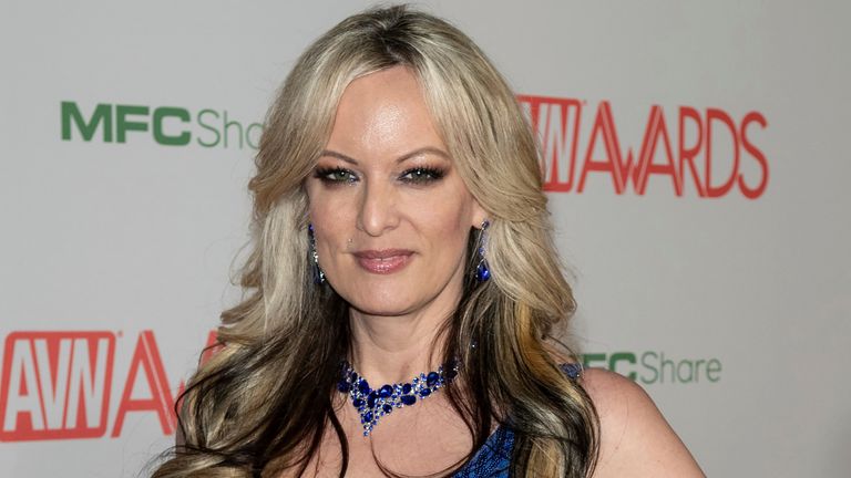 Stormy Daniels, seen here in January, received a $130,000 payment from Trump's lawyer.  Photo: AP/DeeCee Carter/MediaPunch/IPX.