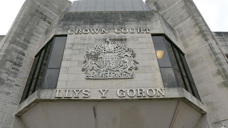 Panoramic view of Swansea Crown Court. Image: PA