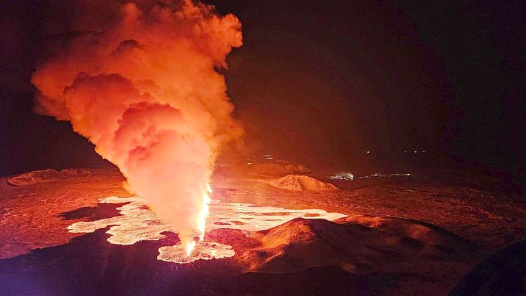 Iceland Volcano Enormous Lava Flow Engulfs Road After Another Eruption