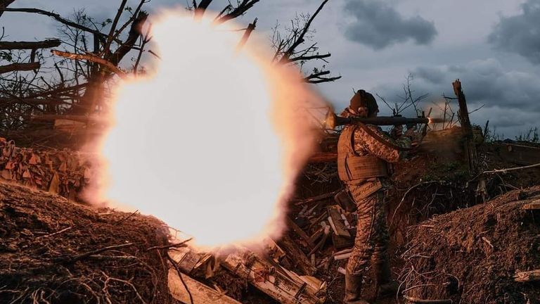 A Ukrainian serviceman fires a rocket launcher in an unspecified location. Pic: General Staff of the Armed Forces of Ukraine