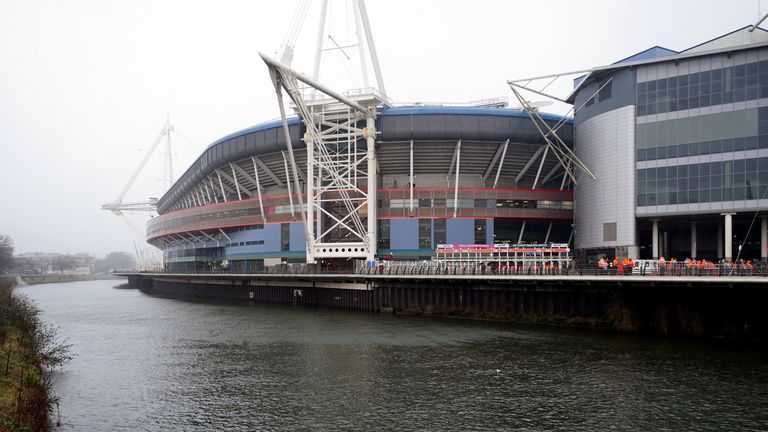 Principality Stadium, Cardiff. Pic: PA