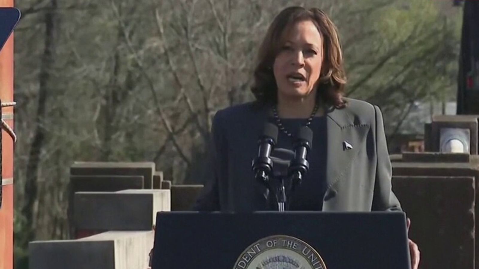 Kamala Harris calls for six-week ceasefire in Gaza | News UK Video News ...