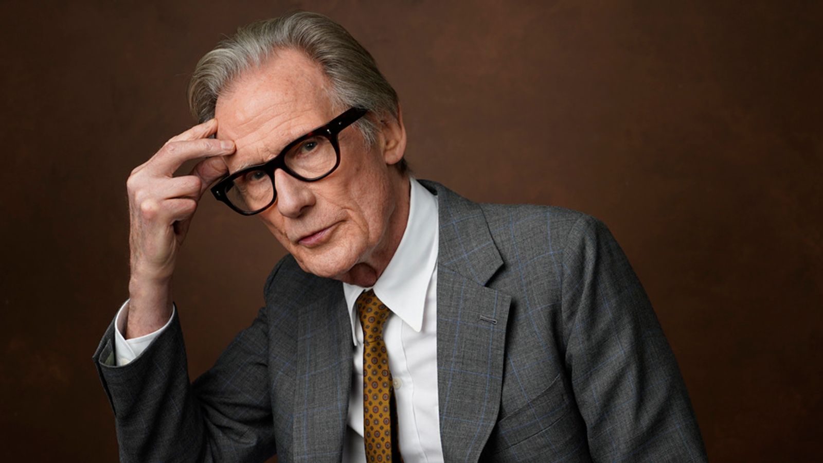 Bill Nighy on style, social media and holy socks: 'I can't operate in the wrong kind of trousers'