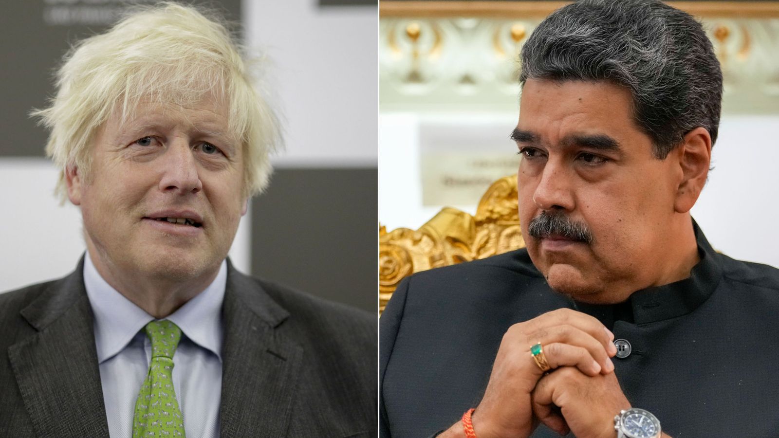 Boris Johnson flew to Venezuela for talks with president Nicolas Maduro