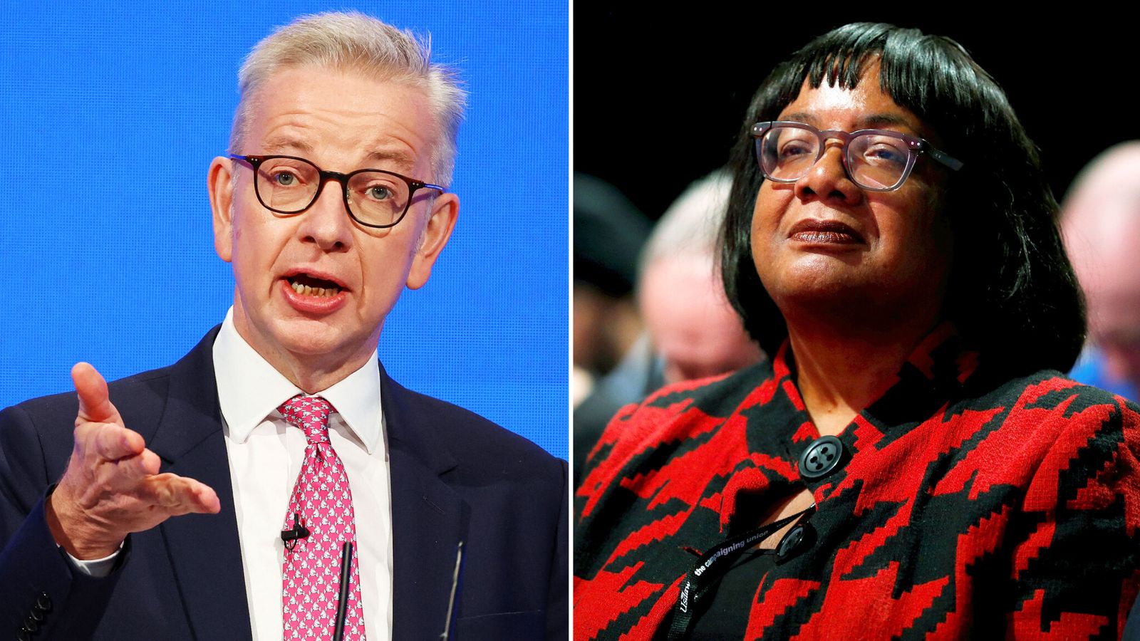 Michael Gove 'exercises Christian forgiveness' over Tory donor's alleged remarks about Diane Abbott