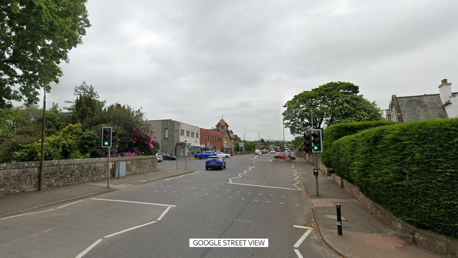 Шотландската полиция каза че инцидентът е станал близо до кръстовището