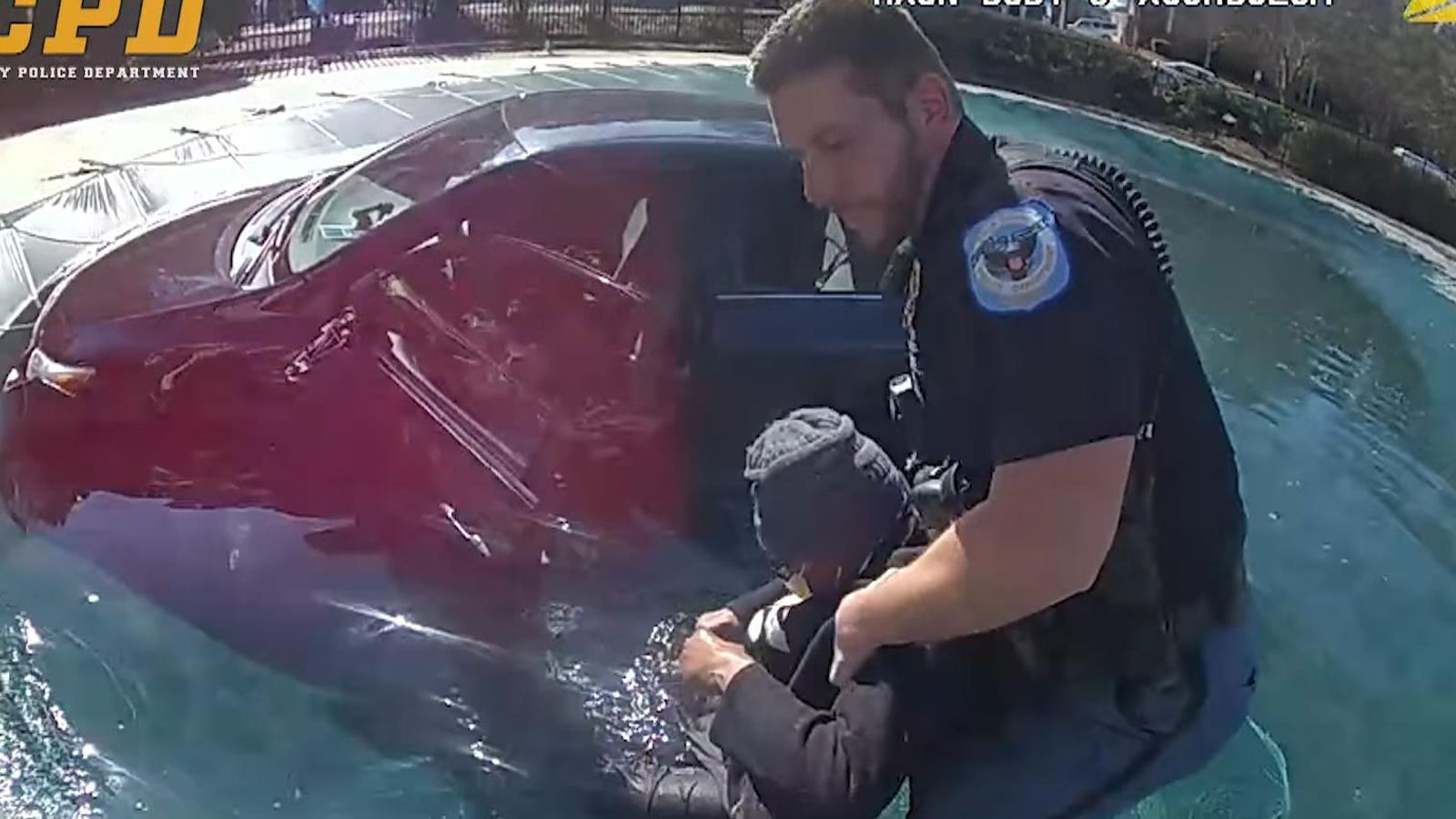US: Driver pulled from car after crashing into swimming pool in Georgia ...