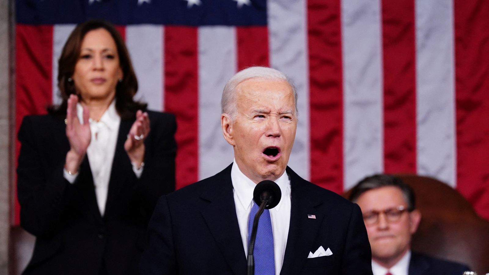 State of the Union: Freedom and democracy 'under attack at home and overseas', Joe Biden warns