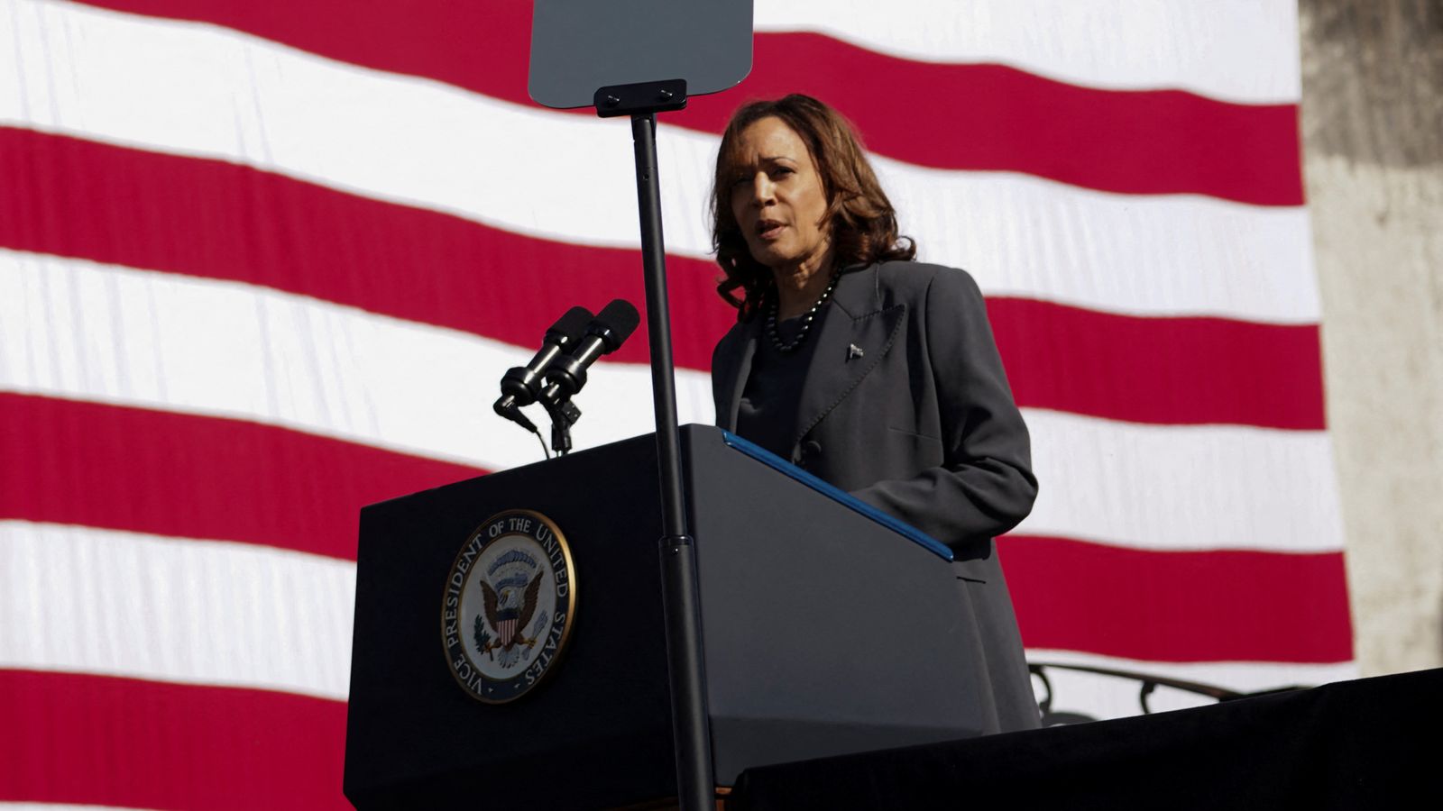 Kamala Harris: US vice president says there must be 'immediate ceasefire' in Gaza and more aid - as Israel 'boycotts' talks