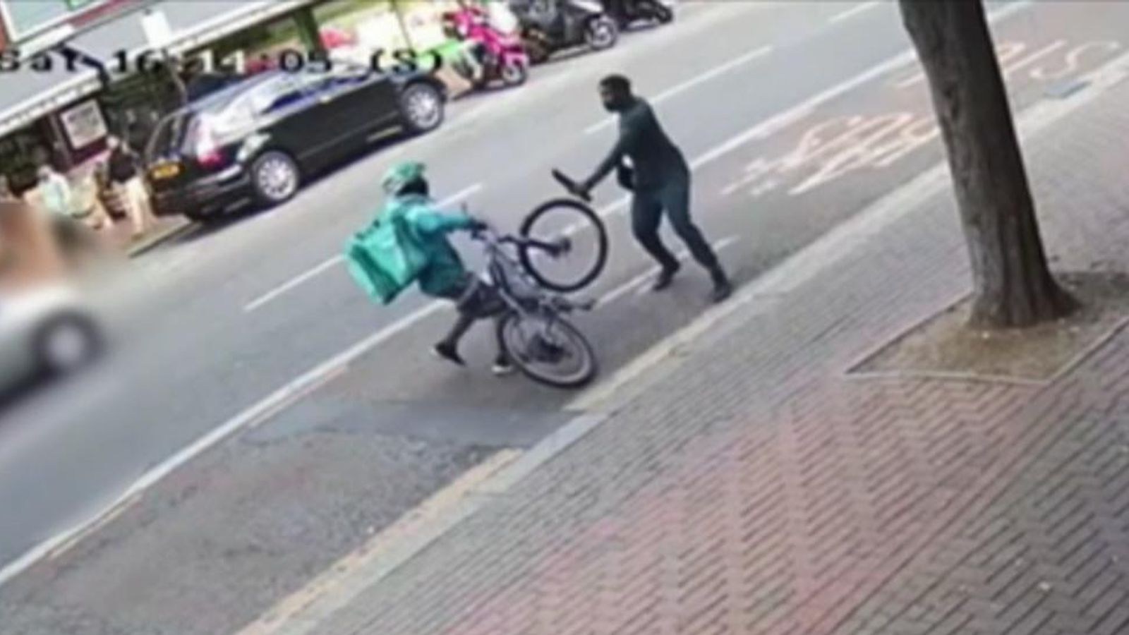 Knife crime: Police release footage of unprovoked attack from last year ...