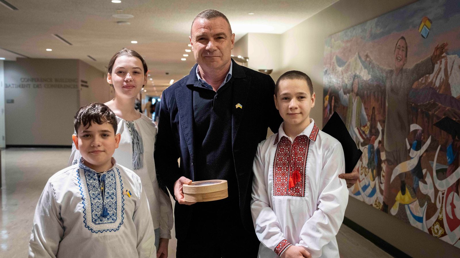 Liev Schreiber on Ukraine's abducted children: 'Being a new father is a reminder of how important it is'