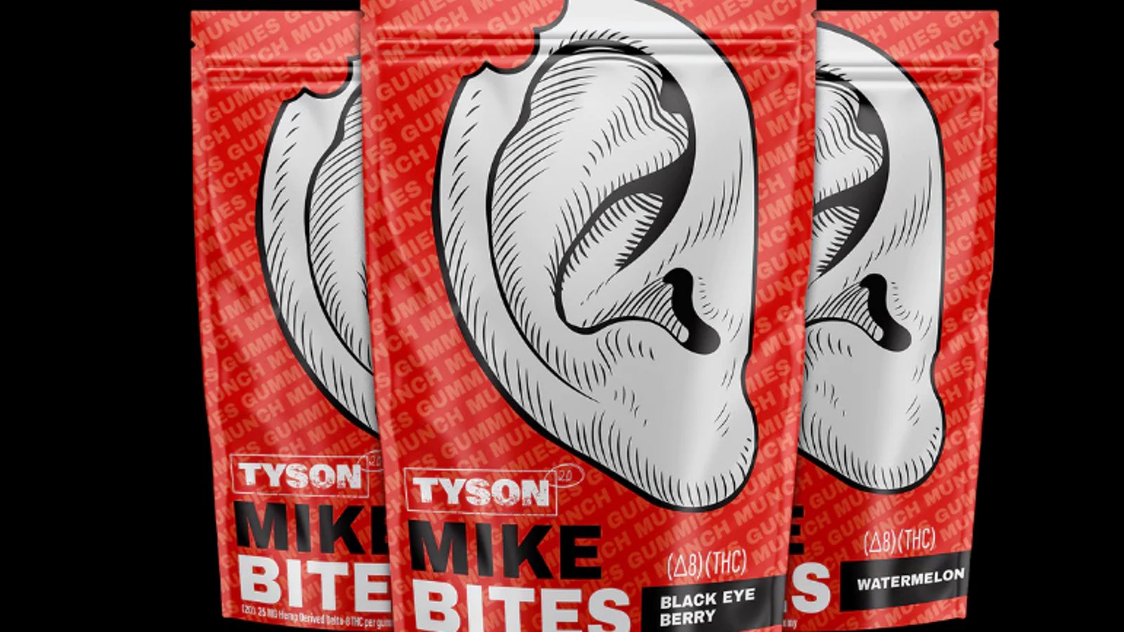 Mike Tyson hopes to deliver knockout blow with cannabis edible ears - in a nod to his most notorious fight