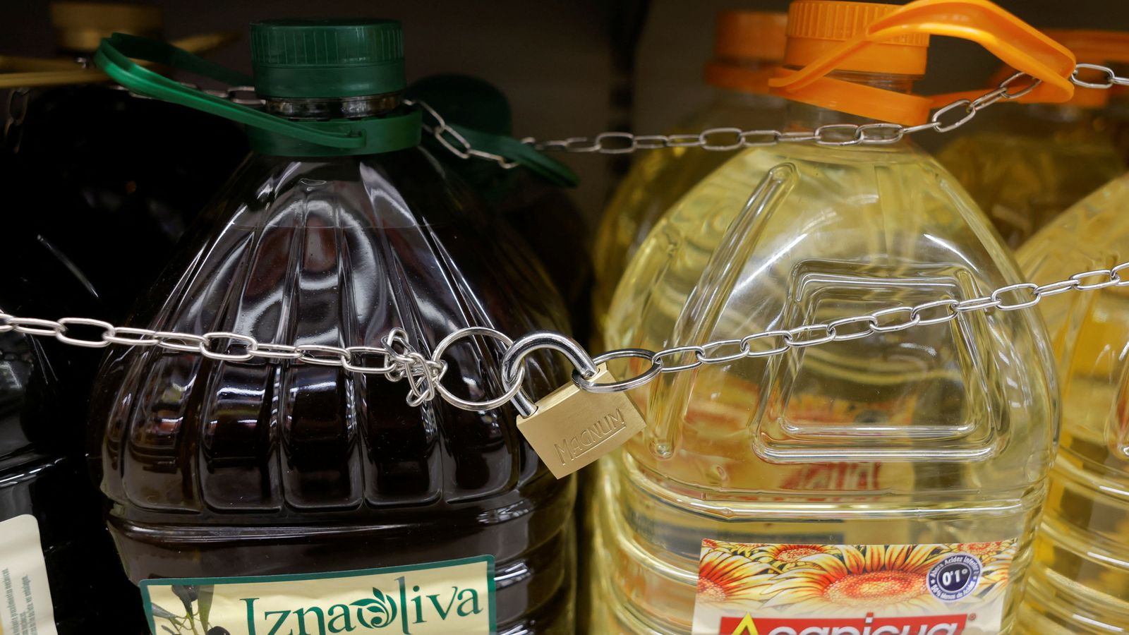 La mayor parte del aceite de oliva robado de varios supermercados españoles mientras las bandas apuntan al «oro líquido» |  Noticias del mundo