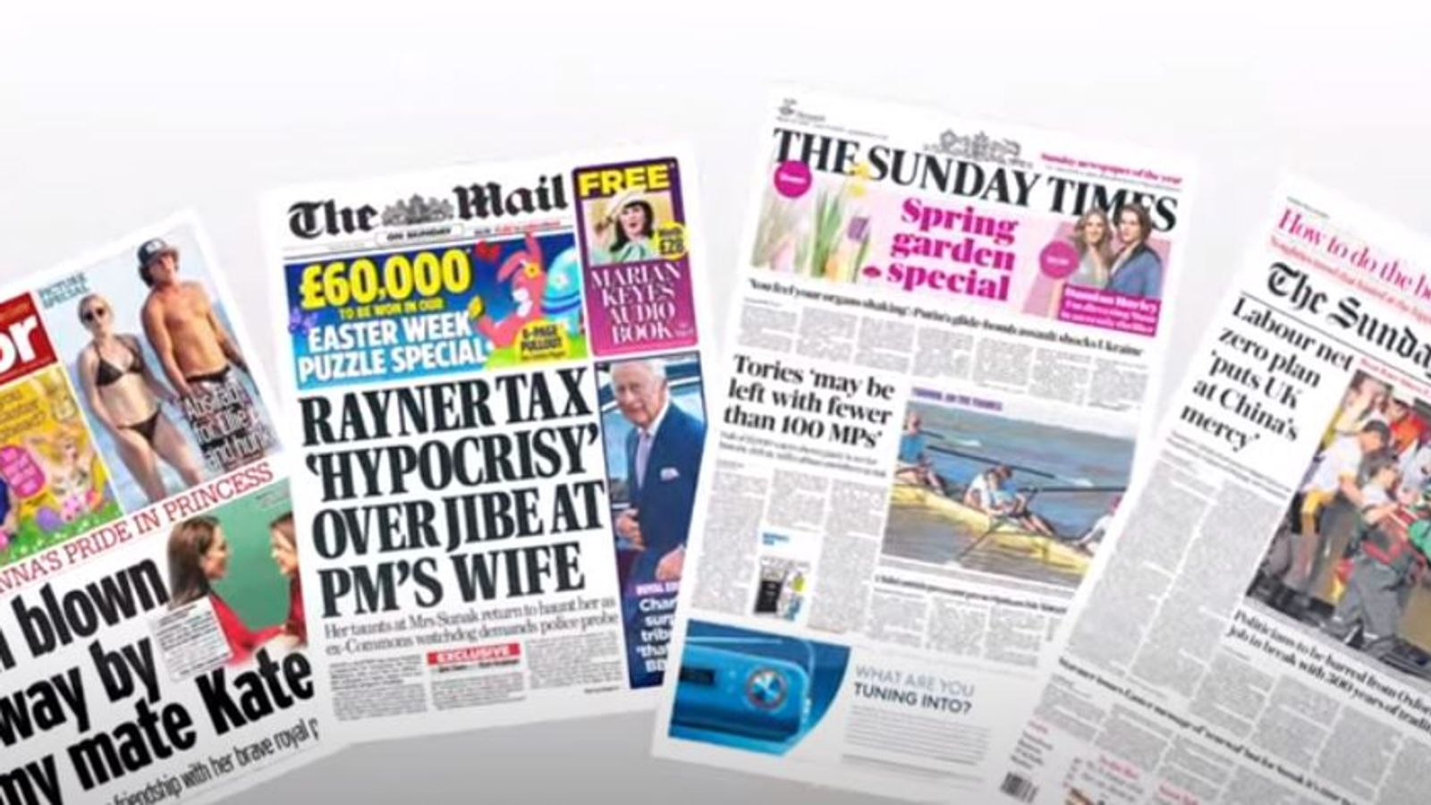 A look at the front pages of the Sunday newspapers | News UK Video News ...