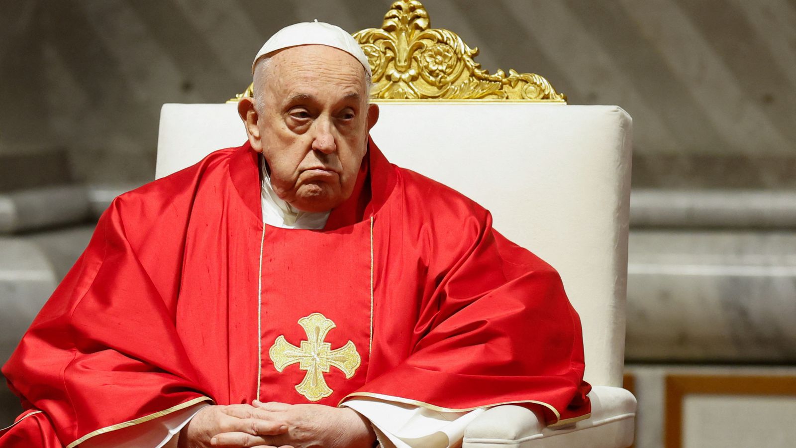 Pope Francis skips Good Friday procession in Rome to preserve his health for Easter events